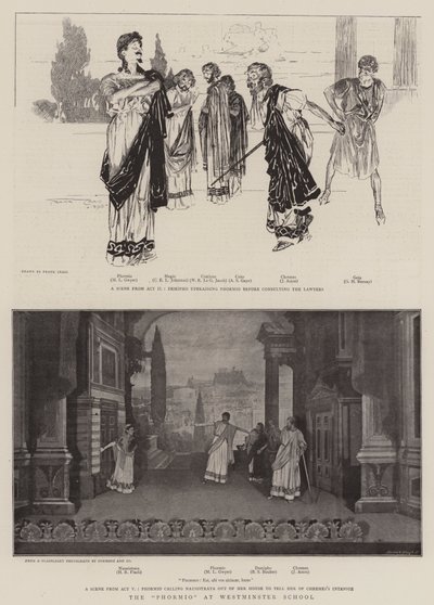 The Phormio at Westminster School by Frank Craig